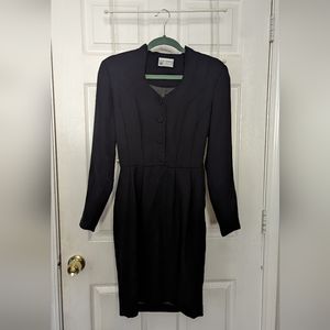Vintage black dress, Size 4